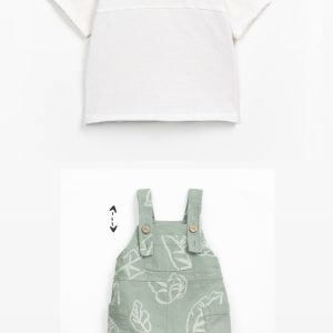 T shirt con Salopette Play Up